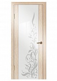Дверь Диана стекло Лиана белое лиственница Дверная Линия