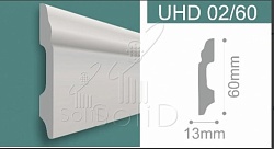 Плинтус под покраску 1 UHD 02/60 Solid